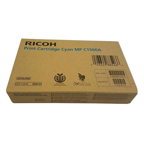 Ricoh 888526 (Type MPC1500A) Cyan OEM Toner Cartridge