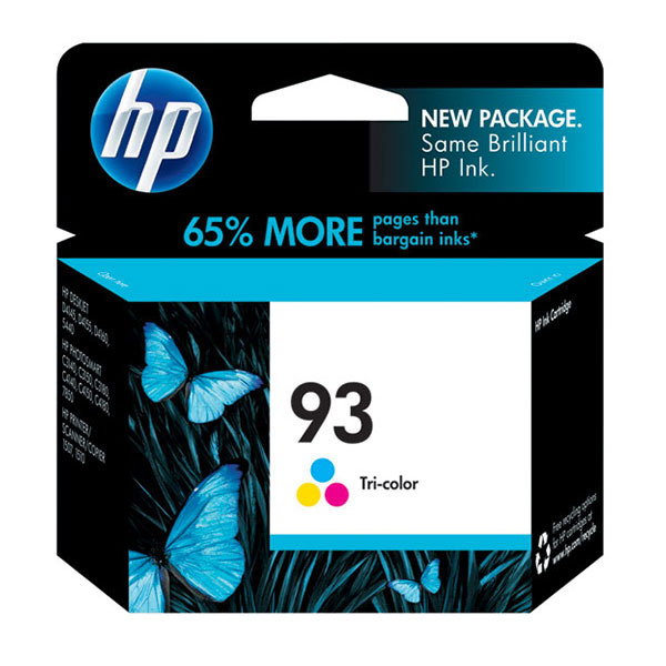 HP C9361WN (HP 93) Tri-Color OEM Inkjet Cartridge
