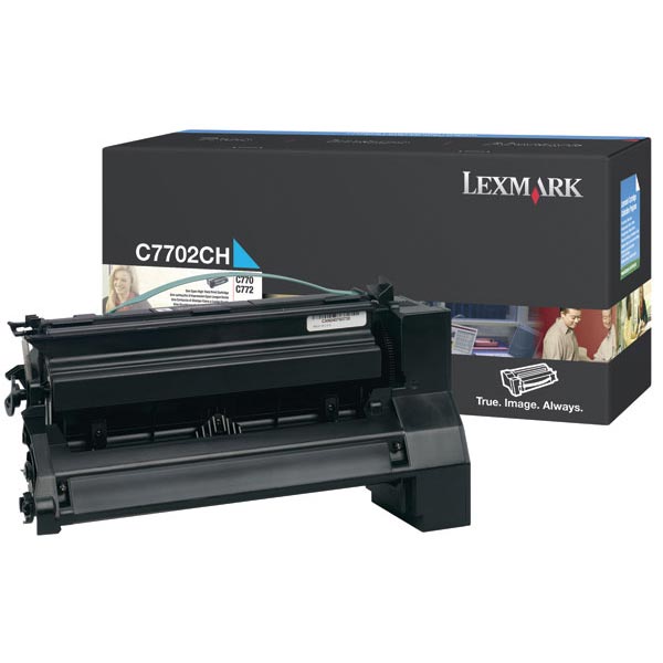 Lexmark C7702CH Cyan OEM High Yield Print Cartridge