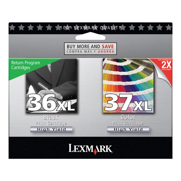 Lexmark 18C2249 (Lexmark #36XL) Black / Color OEM Inkjet Cartridge (Combo Pack)