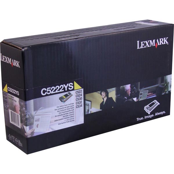 Lexmark C5222YS Yellow OEM Toner Cartridge