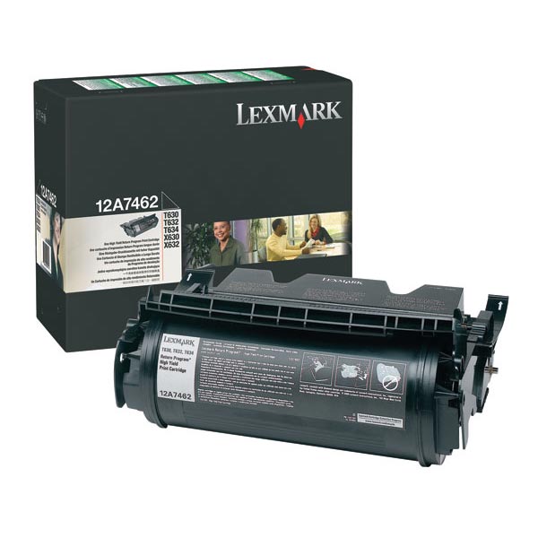 Lexmark 12A7462 Black OEM Toner Cartridge