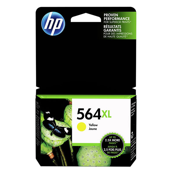 HP CB325WN (HP 564XL) Yellow OEM Inkjet Cartridge
