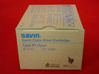 Savin 5461 (Type R1) Cyan OEM Laser Toner Cartridge