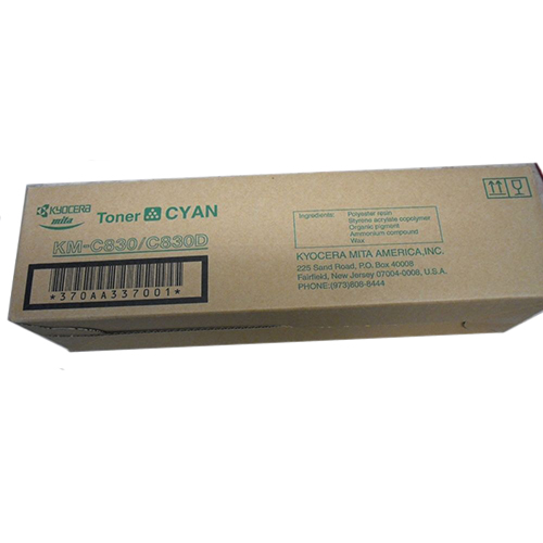 Kyocera Mita 370AA337 Cyan OEM Toner Cartridge