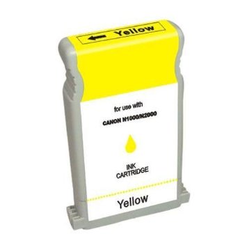 Premium Quality Yellow Large Format Inkjet Cartridge compatible with Canon BCI-1201Y