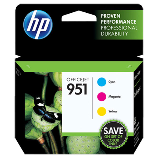 HP CR314FN (HP 951) Cyan, Magenta, Yellow OEM Ink Cartridge (Combo Pack)