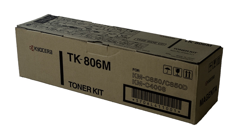 Kyocera Mita 370AL411 (TK-806M) Magenta OEM Toner Cartridge