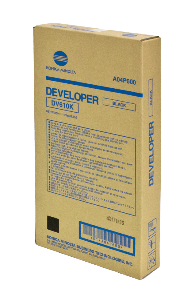 Konica Minolta A04P600 (DV-610BK) Black OEM Developer