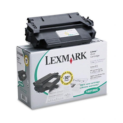 Lexmark 140198X Black OEM Laser Toner Cartridge
