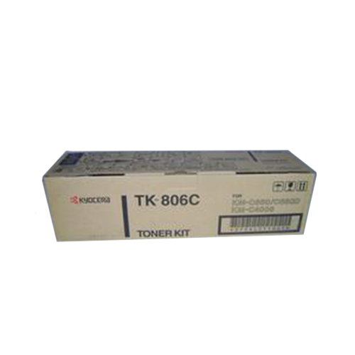 Kyocera Mita 370AL511 (TK-806C) Cyan OEM Toner Cartridge