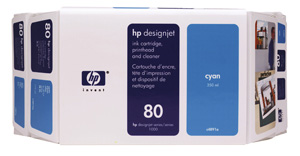 HP C4891A (HP 80) Cyan OEM Print Cartridge