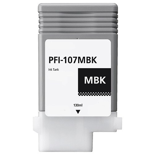 Premium Quality Matte Black Ink Cartridge compatible with Canon 6704B001 (PFI-107MBK)