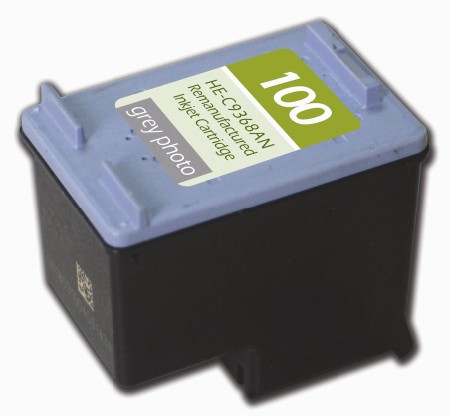 Premium Quality Photo Gray Inkjet Cartridge compatible with HP C9368AN (HP 100)