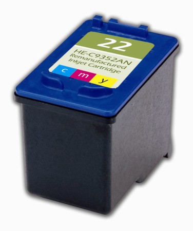 Premium Quality Color Inkjet Cartridge compatible with HP C9352AN (HP 22)