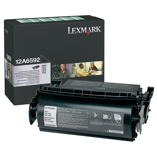 Lexmark 12A6592 Black OEM High Yield Toner