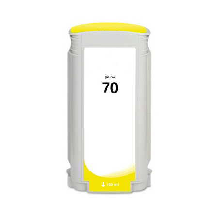 Premium Quality Yellow Pigment Inkjet Cartridge compatible with HP C9454A (HP 70)