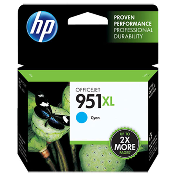 HP CN046AN (HP 951XL) Cyan OEM Inkjet Cartridge