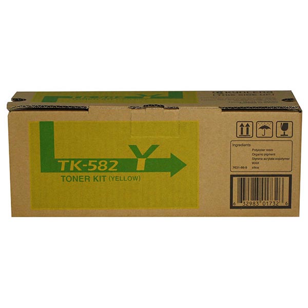 Kyocera Mita 1T02KTAUS0 (TK-582Y) Yellow OEM Toner Cartridge