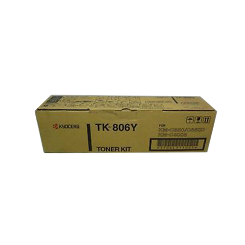 Kyocera Mita 370AL311 (TK-806Y) Yellow OEM Toner Cartridge