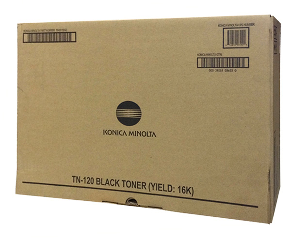 Konica Minolta 7640015-042 (TN-120) Black OEM Toner Cartridge