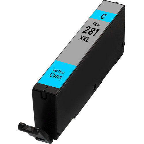 Premium Quality Cyan Extra High Yield Ink Tank compatible with Canon 1980C001 (CLI-281 XXL)