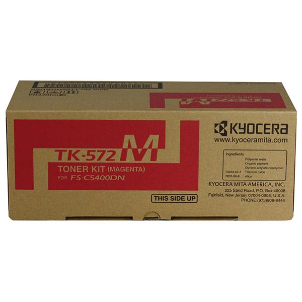 Kyocera Mita 1T02HGBUS0 (TK-572M) Magenta OEM Toner Cartridge