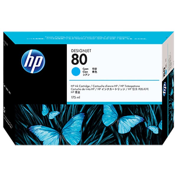 HP C4872A (HP 80) Cyan OEM Ink Cartridge
