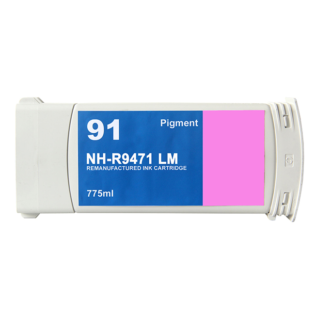 Premium Quality Light Magenta Inkjet Cartridge compatible with HP C9471A (HP 91)