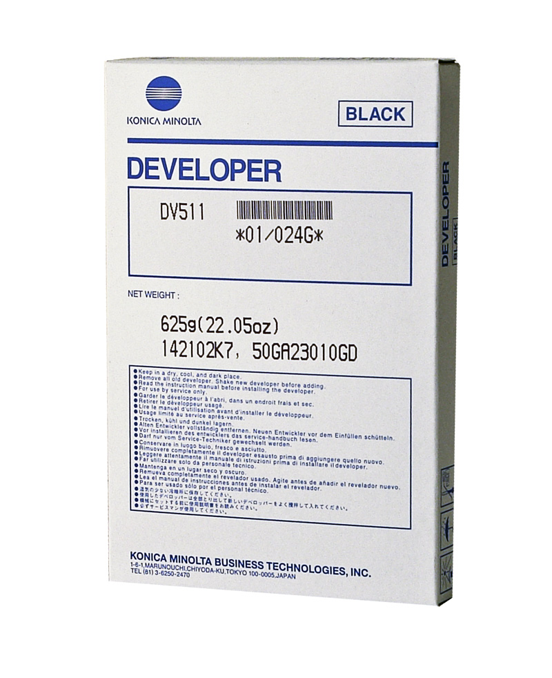 Konica Minolta DV-511 (024G, DV511) Black OEM Developer