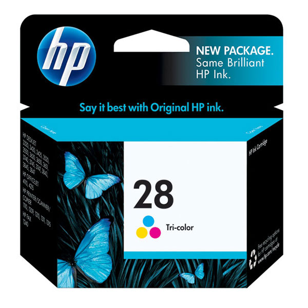 HP C8728AN (HP 28) Tri-Color OEM Inkjet Cartridge