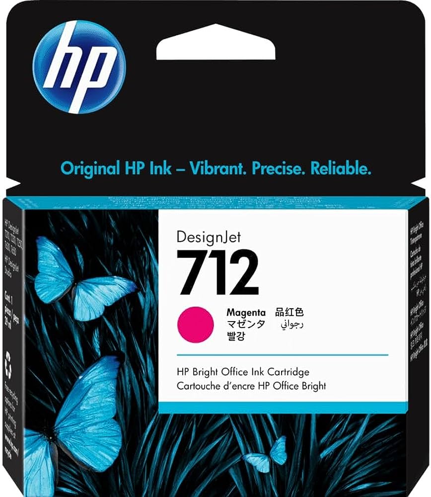 HP 3ED68A (HP 712) Magenta Inkjet Cartridge (29ml)