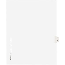 Avery Side Tab Number Individual Legal Dividers