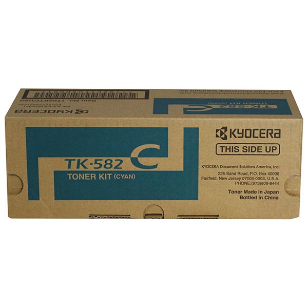 Kyocera Mita 1T02KTCUS0 (TK-582C) Cyan OEM Toner Cartridge