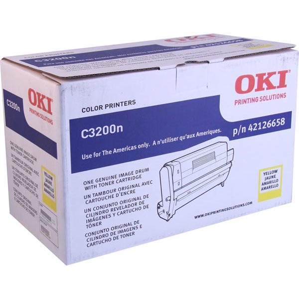 Okidata 42126658 Yellow OEM Drum Cartridge