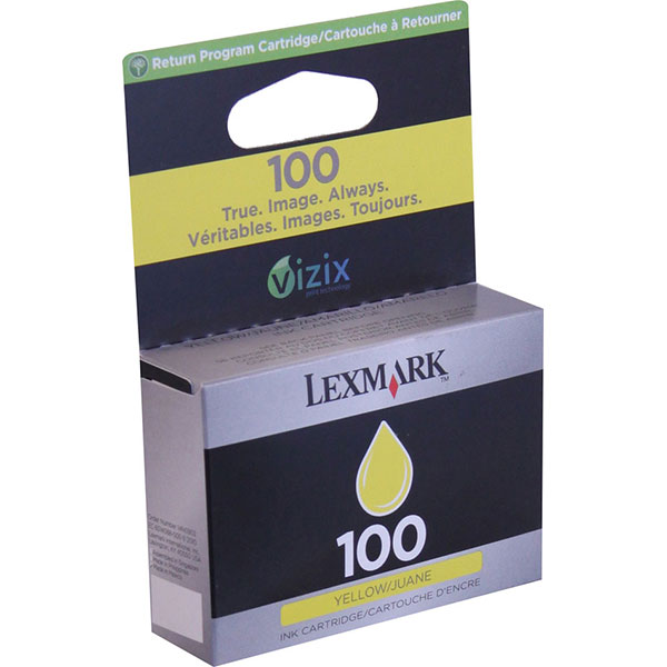 Lexmark 14N0902 (Lexmark #100Y) Yellow OEM Ink Cartridge
