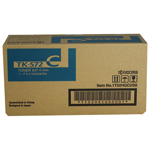Kyocera Mita 1T02HGCUS0 (TK-572C) Cyan OEM Toner Cartridge